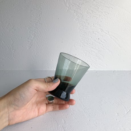 smoked green glass