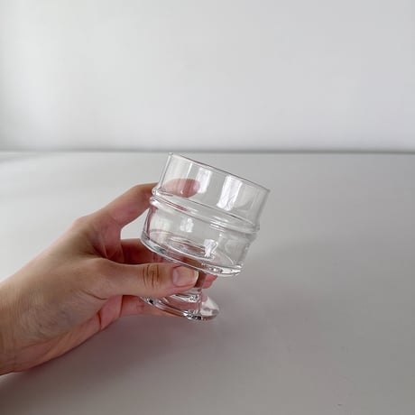 glass with ring Finland 70s