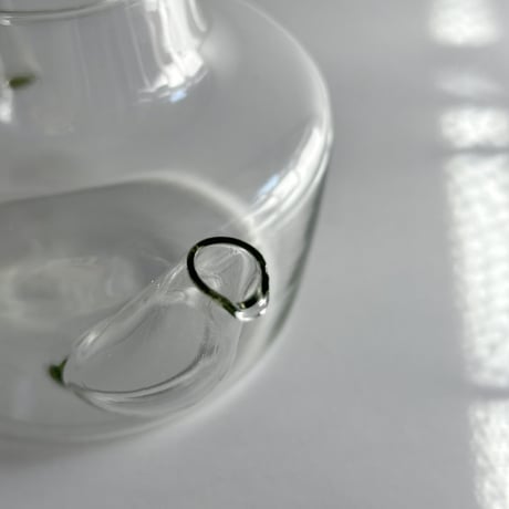 glass pot 60s E.Germany