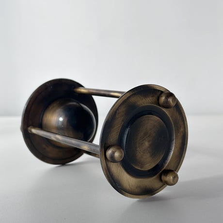 vintage oil burner brass plated 90s-A