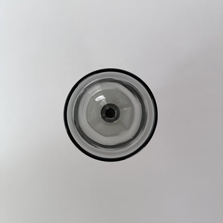 smoke-gray tall glass 70-80s