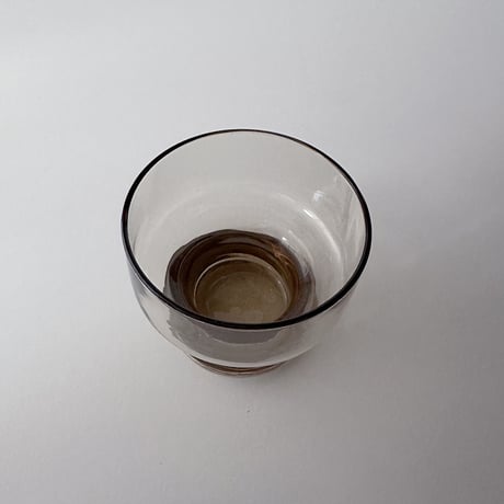 Luminarc 70s smoke glassware flattened