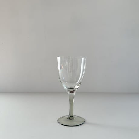 clear glass with smokey stem 80s