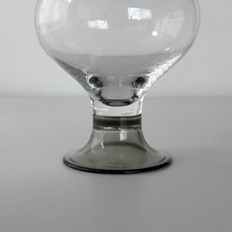 clear & smoke champagne glass Rosenthal Studio Line 80s Germany