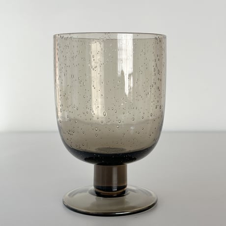 smoke-brown bubble glass 70s Europe