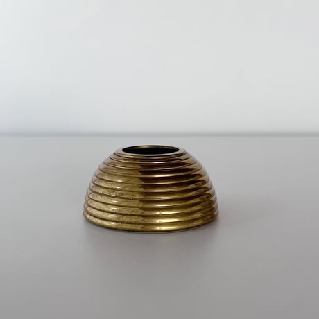 vintage brass tea-light candle holder 50s
