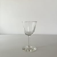 bell shape small glass 80-90s