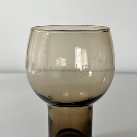 Big big goblet smokey-brown 70s