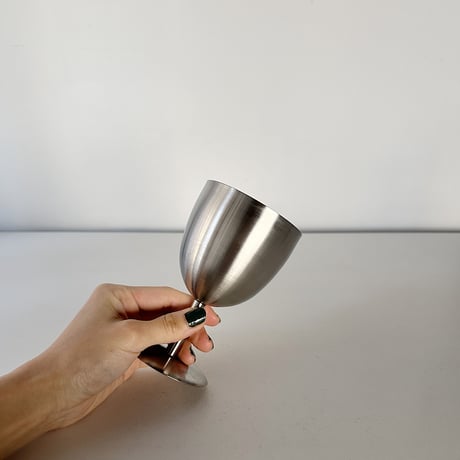 hema stainless steel goblet 50s Netherlands