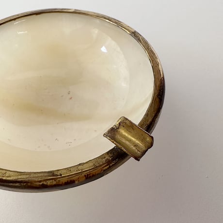 Full moon alabaster tray 50s Europe