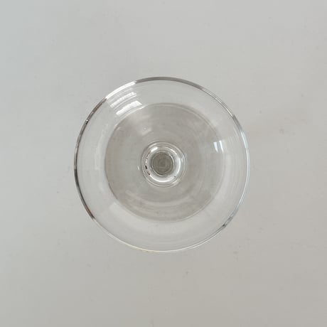 clear champagne coupe 50s France