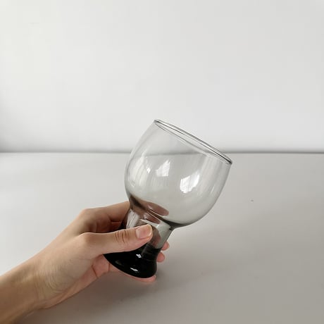 Big big goblet smokey-grey 70-80s