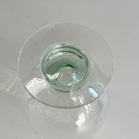 hand blown malaga goblet 70s FRANCE