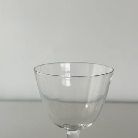 clear glass with straight stem 90s