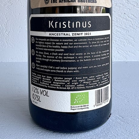 <SPARKLING,WHITE> Ancestral Zenit 2021 / Kristinus