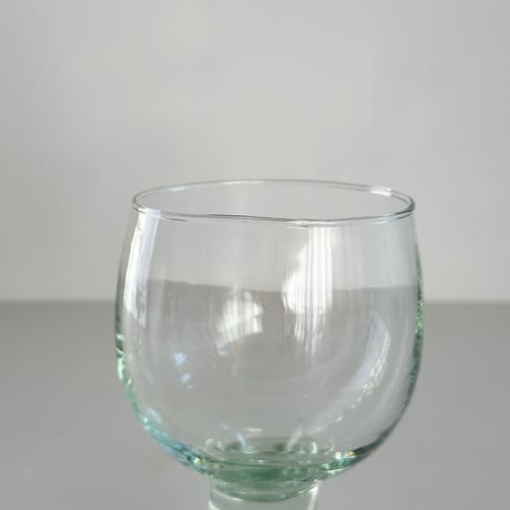 hand blown malaga goblet 70s FRANCE