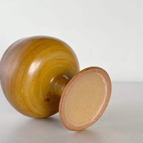 ceramic wine goblet 70s France