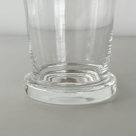 glass with thick pedestal 70s Europe