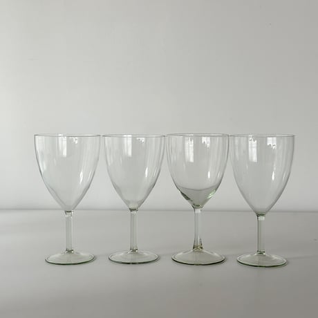 mouth-blown small glass 50s E.Germany
