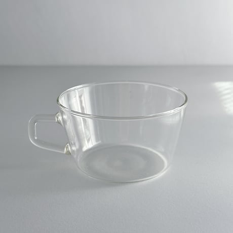 glass cup&saucer 60s E.Germany