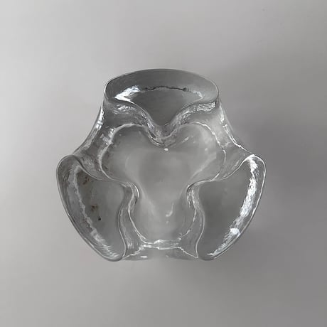 Ice cube glass candle holder Scandinavian