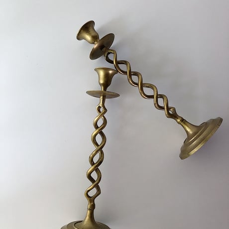 candle holder brass (set of 2)