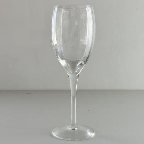 crystal fluted glass 70s USA