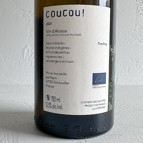 <WHITE> Cou cou Riesling 2022 /  Cou cou