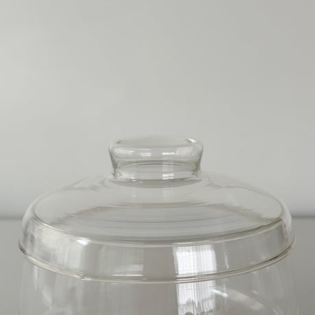bonbonniere glass jar E.Germany 80s
