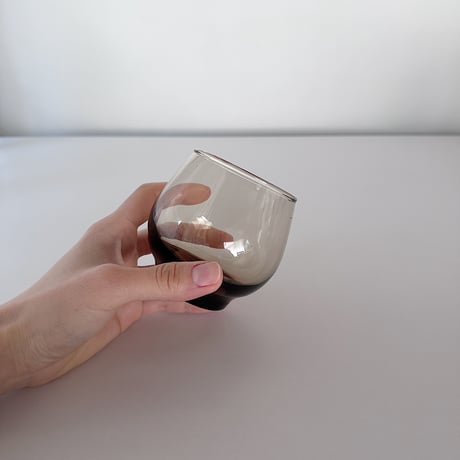 smoke-brown whiskey glass 70s