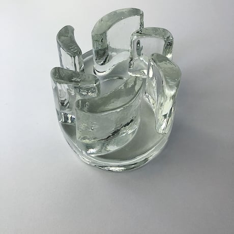 glass pot holder 70s