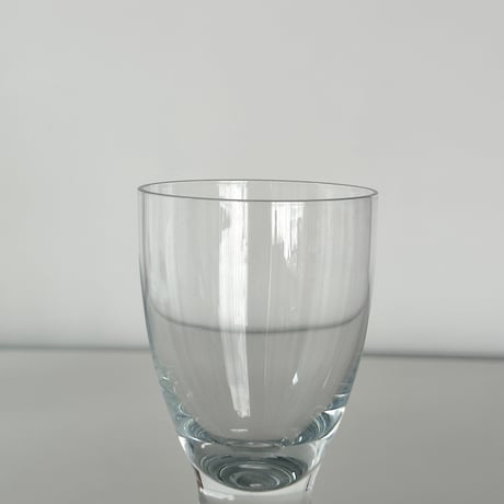 beer glass with bubble stem 90s