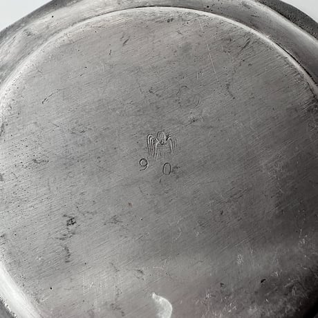 Pewter plate 70s
