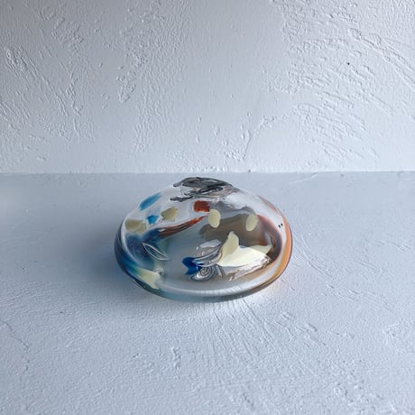 LAN marble tray blue/cream/orange(3way)