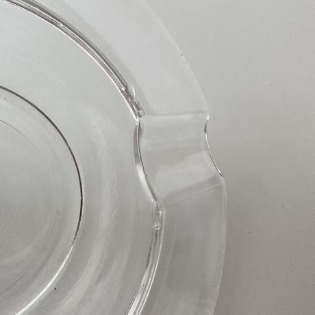 tray clear glass 70s