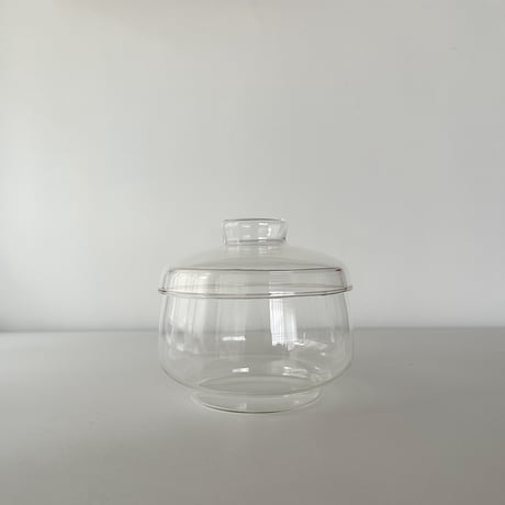bonbonniere glass jar E.Germany 80s