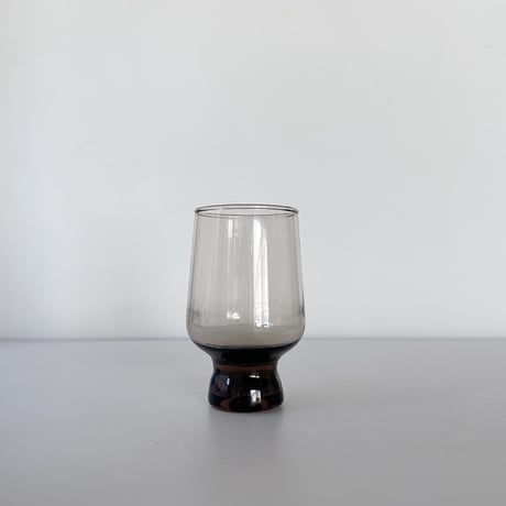 Crown Corning 'Regis' smokey brown tumbler L 70s