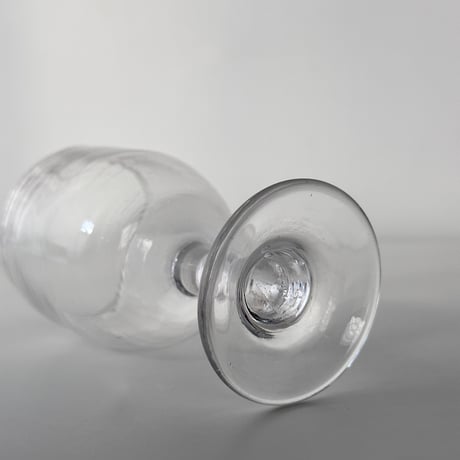 antique French bistro glass mini 30s
