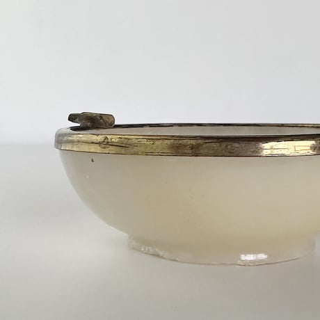 Full moon alabaster tray 50s Europe