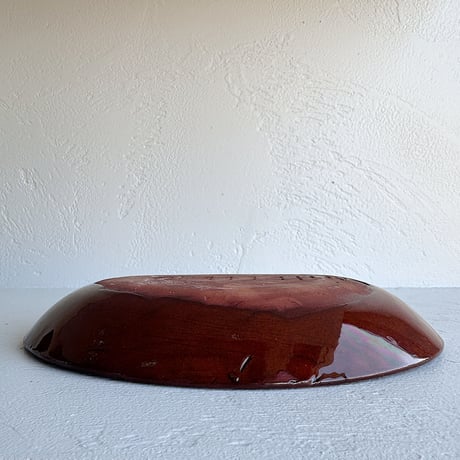 Studio Pottery oval dish 70s