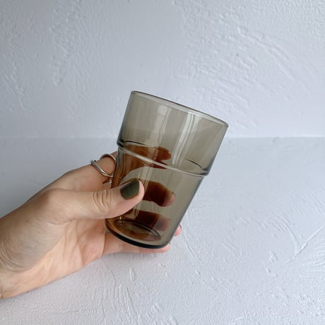 Arcoroc smoked stacking glass