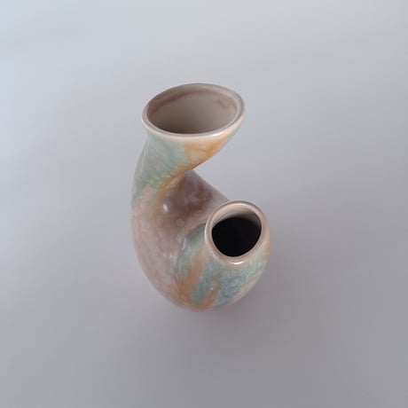 Rainbow abstract vase England 50s