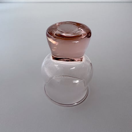 Pink vintage glass glass <SMALL>