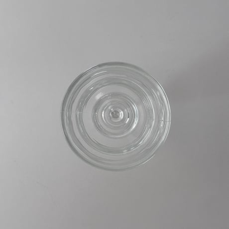 small glass with rib 50s FRANCE