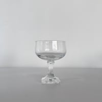 crystal coupe with square base 80s