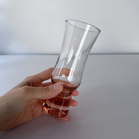 Pink vintage glass glass <TALL>