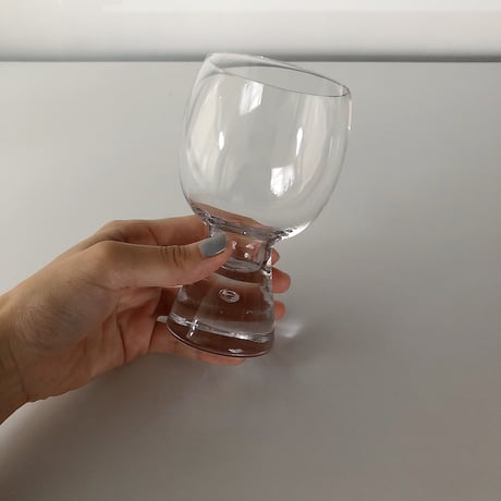 big goblet with bubble on foot