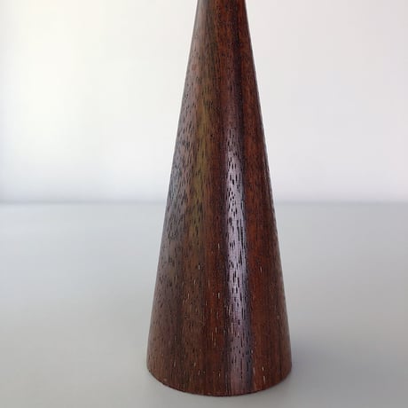 teak candle holder  Denmark 60-70s