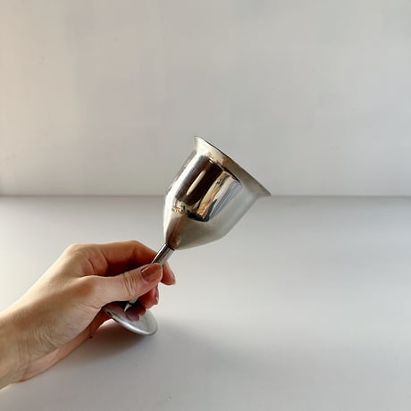 stainless-steel goblet 70s Hong Kong