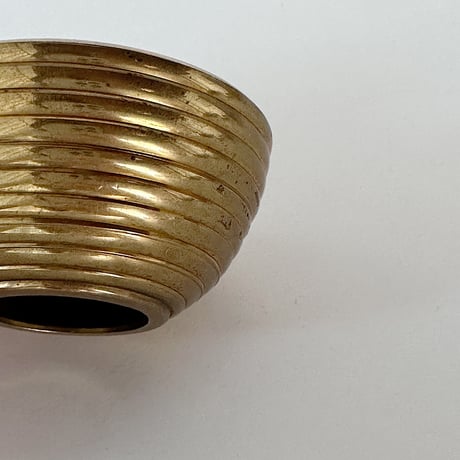 vintage brass tea-light candle holder 50s